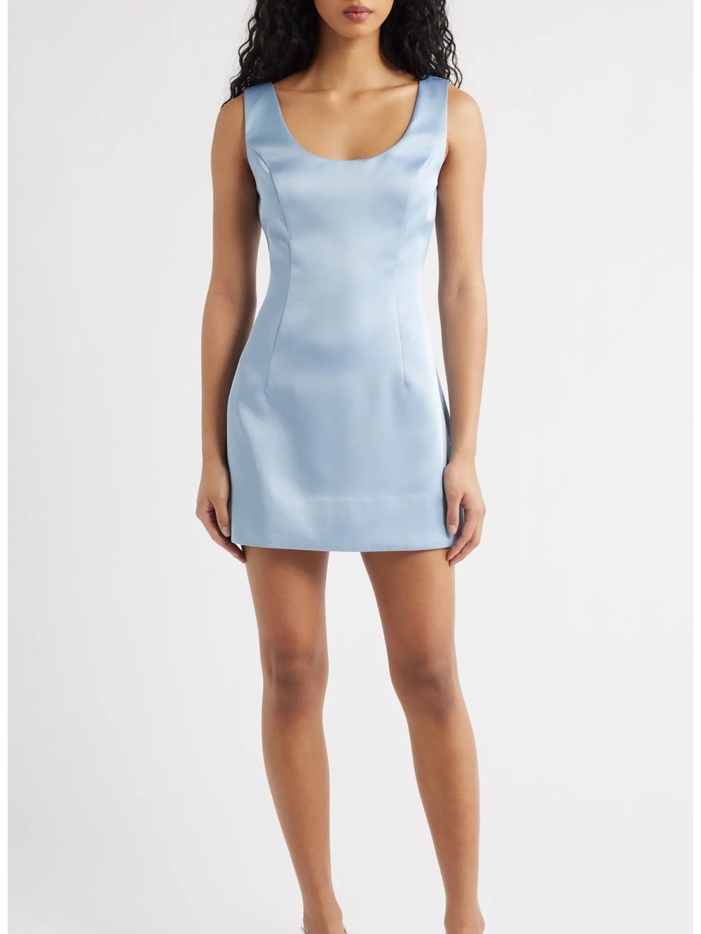 REFORMATION Franceska Satin Minidress